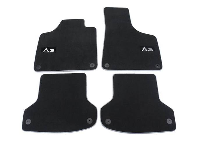 Floor Mat Set (Black)